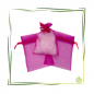 Preview: Organza Beutel Pink (10x15cm)